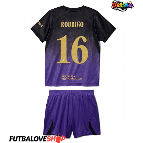 Dres Barcelona Rodri Hernandez #16 Preč pre deti 2026-27 Krátky Rukáv (+ trenírky)